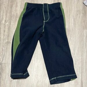 Kids Black and Green Bottoms